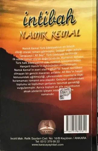 İntibah Namık Kemal scar