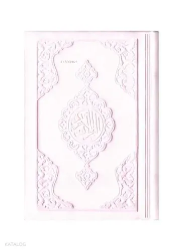 Büyük Cep Boy Termo Deri Kuran-ı Kerim (Toz Pembe, Mühürlü)