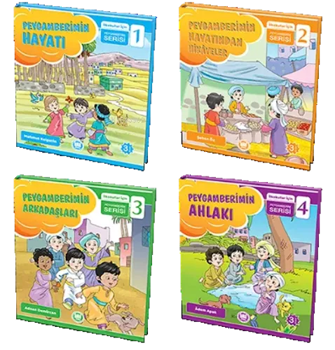 İlkokullar için Peygamberim Serisi 4 Kitap
