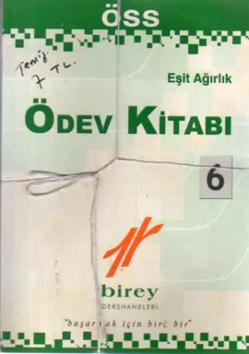 ÖSS Eşit Ağırlık Ödev Kitabı / 5 Kitap