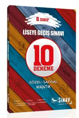Sınav 8. Sınıf LGS 10 Deneme Sınav Dergisi Yayınları Komisyon