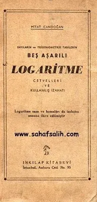 Sayıların ve Trigonometrik Tabilerin Beş Aşarılı Logaritme Cetvelleri