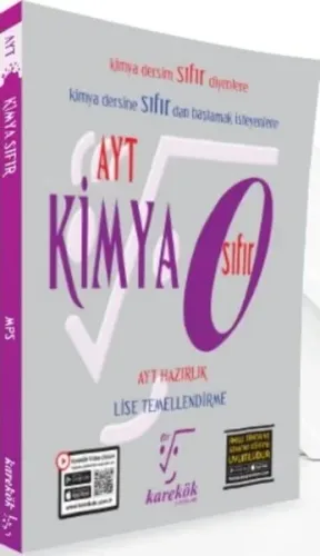 Karekök Yayınları AYT Kimya Sıfır 0 Konu Anlatımı