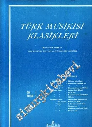 Türk Musikisi Klasikleri - Nota -