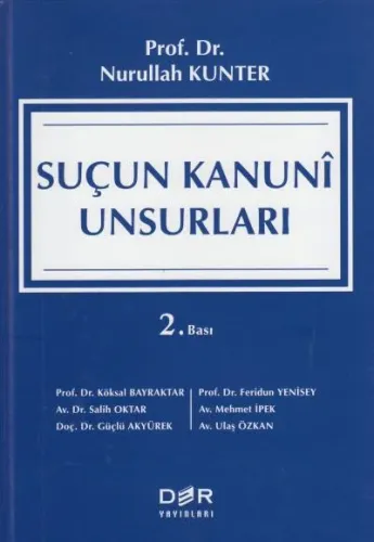 Suçun Kanunî Unsurları