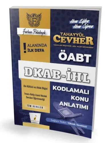 Pelikan Yayınları Tahayyül Cevher ÖABT DKAB - İHL Tüm Dersler Kodlamalı Konu Anlatımı