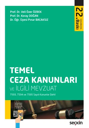Temel Ceza Kanunları ve İlgili Mevzuat Veli Özer Özbek