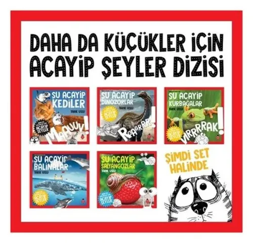 Daha da Küçükler İçin Acayip Şeyler Dizisi Set - 5 Kitap Takım Tarık U