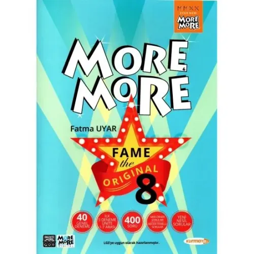 MORE&MORE 8.SINIF FAME THE ORIGINAL - (40 DENEME)