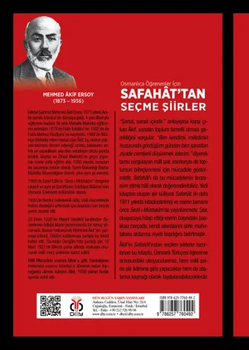 Osmanlıca Öğrenenler İçin Safahât'tan Seçme Şiirler Mehmed Âkif Ersoy Osmanlıca Öğrenenler İçin Safahât'tan Seçme Şiirler Mehmed Âkif Ersoy