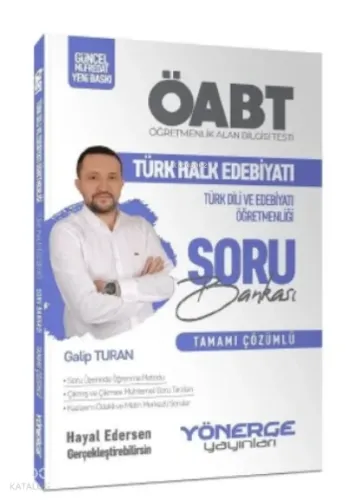 2023 ÖABT Türk Dili ve Edebiyatı Öğretmenliği Türk Halk Edebiyatı Soru Bankası Çözümlü