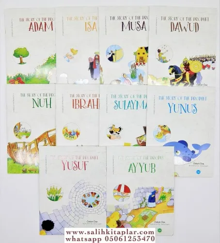 Okul Öncesi Peygamber Hikayeleri Seti  10 Kitap ( İNGİLİZCE )