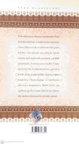 Seçme Hikayeler - 1 Ömer Seyfettin Bilge Kültür Sanat