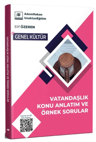 Adem Hakan KPSS Vatandaşlık Konu Anlatım ve Örnek Sorular