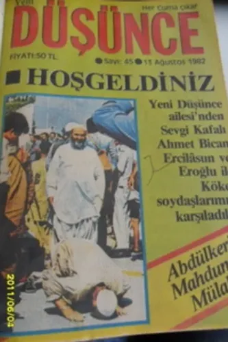 Yeni Düşünce Dergisi (1982 Ciltli) 3. Cilt Yeni Düşünce Dergisi (1982 Ciltli) 3. Cilt