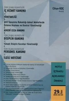 Türk Silahlı Kuvvetleri İç Hizmet Kanunu Ve Yönetmeliği