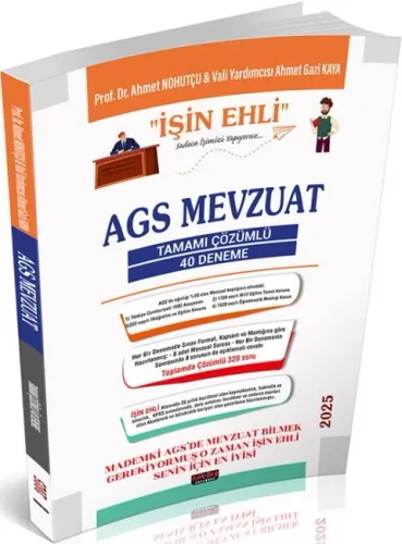 Savaş Yayınları 2025 MEB AGS Mevzuat İşin Ehli Tamamı Çözümlü 40 Deneme