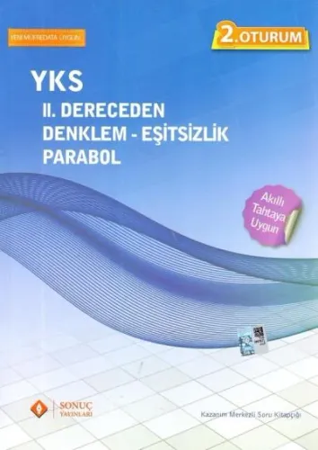YKS II. Dereceden Denklem - Eşitsizlik - Parabol 2. Oturum