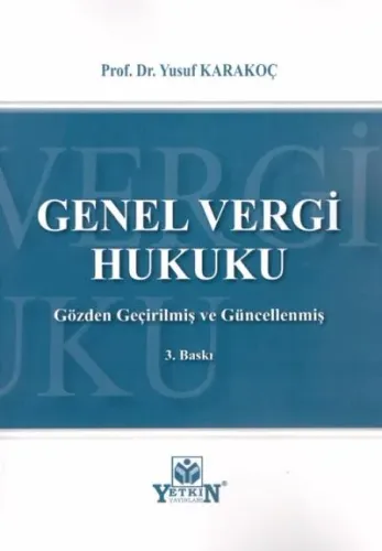 Genel Vergi Hukuku Ders Kitabı