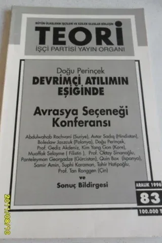 Teori Aylık Dergi 1996 / 83