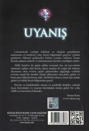 Uyanış Beyin Bilgisinden Tasavvufun Derin Sırlarına Kitsan Kitap %55 i