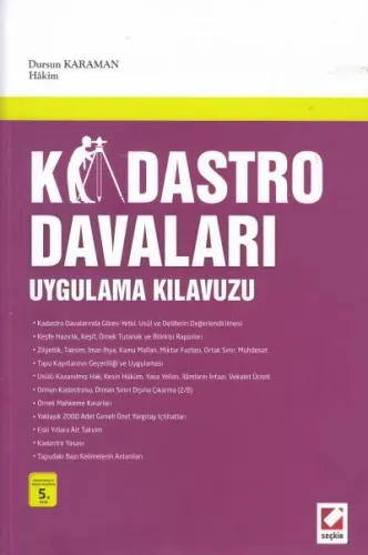 Kadastro Davaları Uygulama Kılavuzu