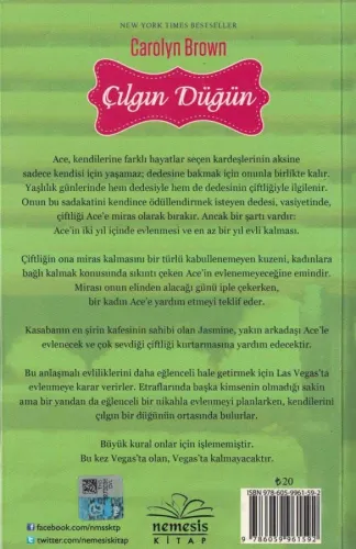 Çılgın Düğün Carolyn Brown Nemesis Kitap %47 indirimli
