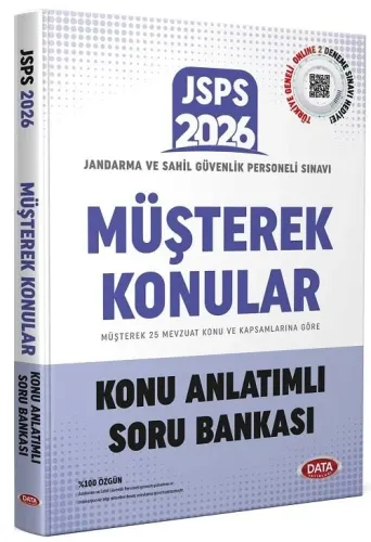 Data Yayınları 2026 JSPS Müşterek Konular Konu Anlatımlı Soru Bankası