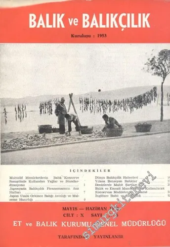 Balık ve Balıkçılık Dergisi - Sayı: 5-6, Mayıs - Haziran 1962, Cilt: 9