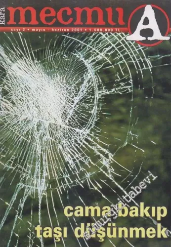 Kara Mecmua - Kapak: Cama Bakıp Taşı Düşünmek - Sayı 2      Mayıs - Haziran 2001