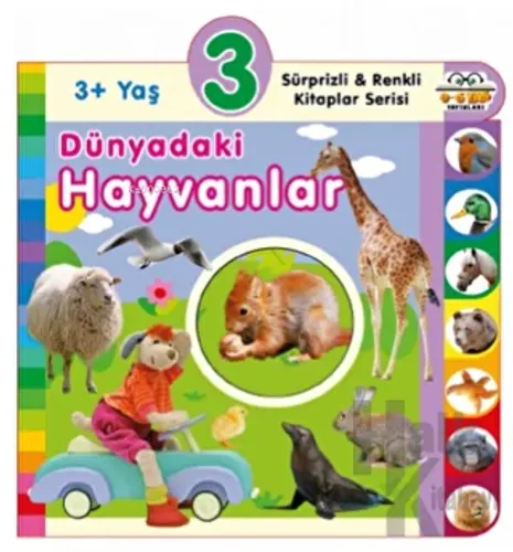 3+ Yaş Dünyadaki Hayvanlar - Halkkitabevi