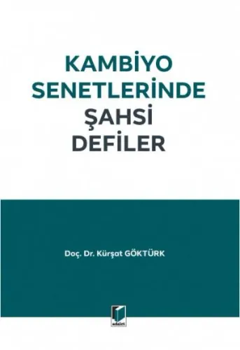 Kambiyo Senetlerinde Şahsi Defiler