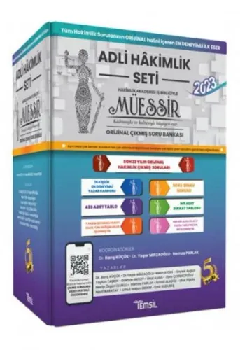 Müessir Adli Hakimlik Çalışma Seti Çıkmış Soru Bankası