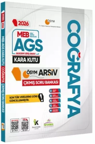 Kara Kutu Yayınları 2026 MEB-AGS Coğrafya'nın Kara Kutusu ÖSYM Çıkmış 
