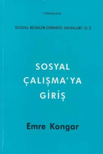 Sosyal Çalışmaya Giriş