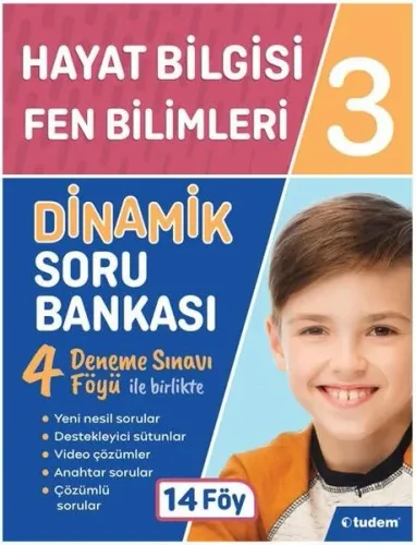 Tudem Yayınları 3. Sınıf Hayat Bilgisi Fen Bilimleri Dinamik Soru Bank