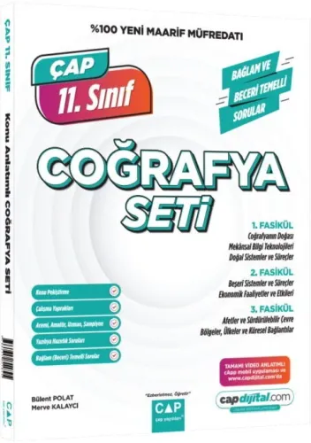 Çap Yayınları 11. Sınıf Coğrafya Maarif Model Set