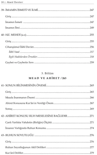 Akaid Dersleri (Karton Kapak) Muhammed Taki Misbah