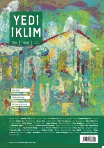 Yedi İklim Dergisi Sayı: 359 Şubat 2020 %10 indirimli