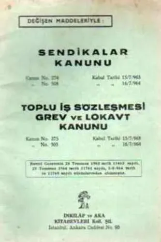 Toplu İş Sözleşmesi
