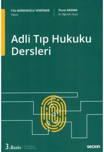 Adli Tıp Hukuku Dersleri