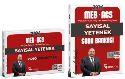 Hoca Kafası Yayınları 2026 MEB-AGS Sayısal Yetenek Video Ders Notları 