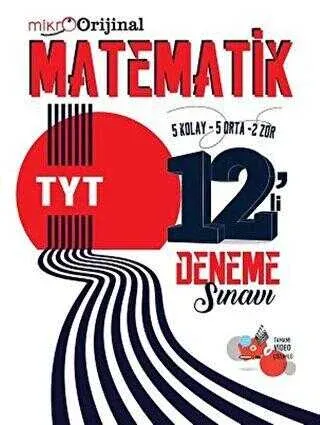 Orijinal Mikro TYT Matematik 12 li Deneme Sınavı Orijinal Yayınları