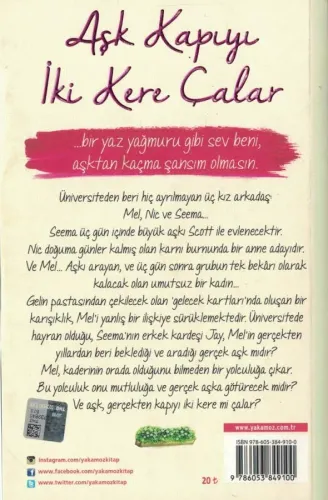 Aşk Kapıyı İki Kere Çalar Kim Gruenenfelder Yakamoz Yayıncılık %44 ind