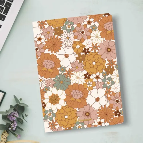 Sümbül – Çiçekli – A5 Çizgili Defter