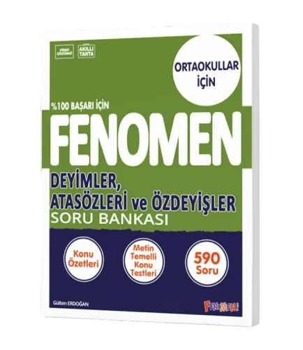 8 FENOMEN DEYİMLER ATASÖZLERİ VE ÖZDEYİŞLER SORU BANKASI Fenomen Komis