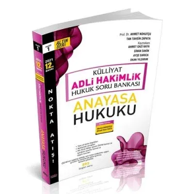 Külliyat Adli Hakimlik Hukuk Soru Bankası Anayasa Hukuku