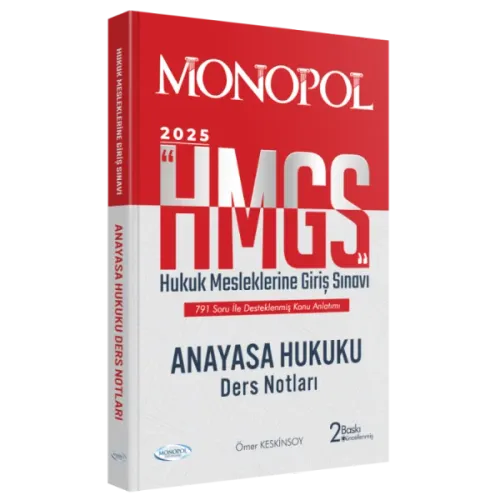 MONOPOL HMGS Anayasa Hukuku Ders Notları