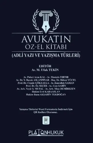 Avukatın Özel Kitabı (Adli Yazı ve Yazışma Türleri)