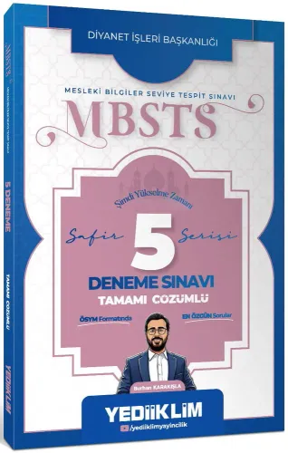 Yediiklim Yayınları 2027 MBSTS Safir Serisi Tamamı Çözümlü 5 Deneme Sı